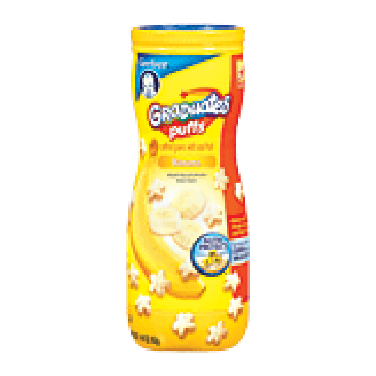 Gerber Graduates Finger Foods Banana Puffs 1.48oz - Cereals - Baby