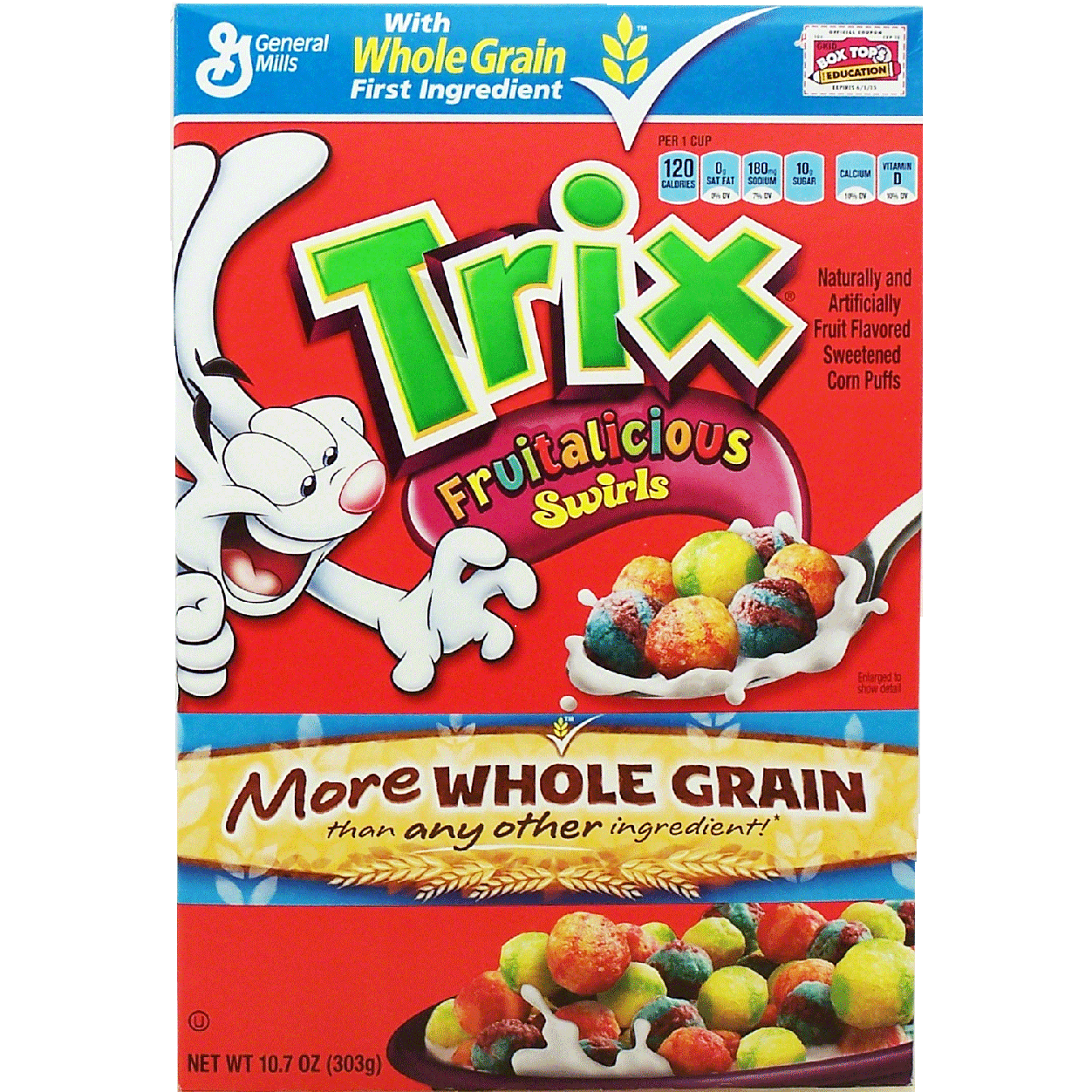 General Mills Trix fruity sweetened corn puffs 10.7oz - Cereal, Dry ...