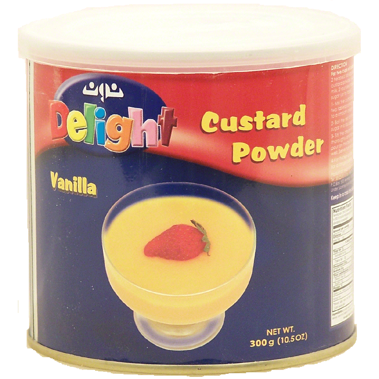 Delight vanilla custard powder 10.5oz 