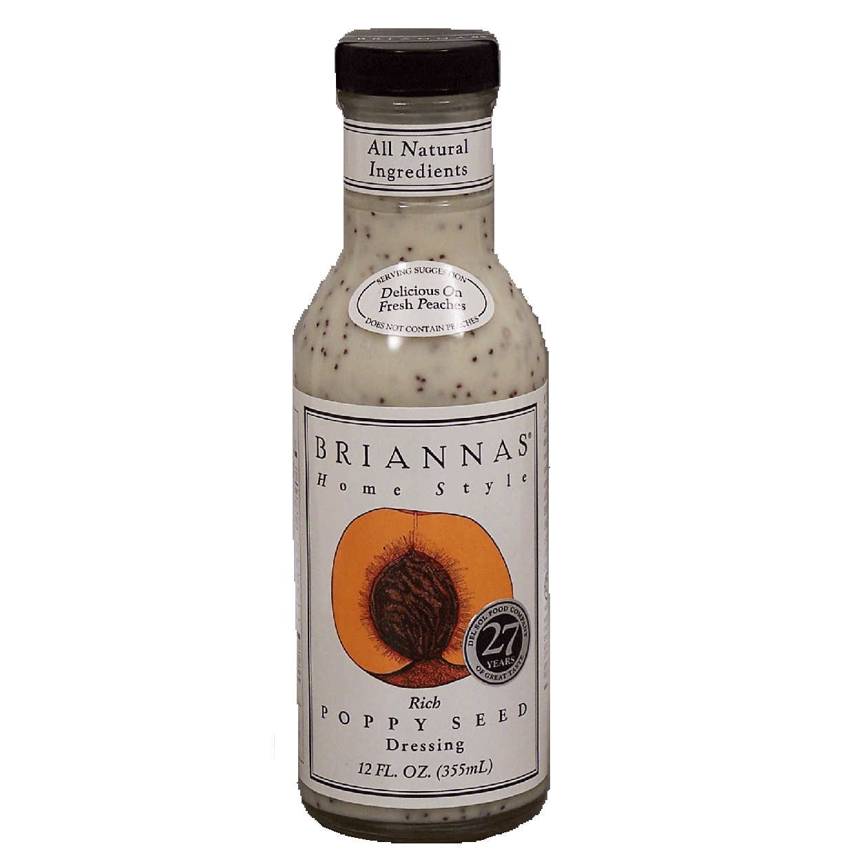 Briannas Home Style Rich Poppy Seed Dressing 12fl Oz