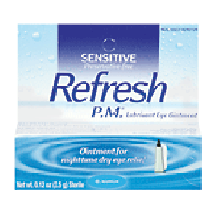 Refresh P.M. lubricant eye ointment, nighttime ointment  3.5g