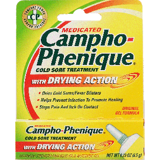 Campho Phenique  maximum strength medicated cold sore treatment  0.23oz