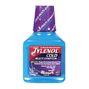 Tylenol Cold Multi-symptom Nighttime Cool Burst 8fl oz