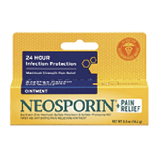Neosporin Plus Pain Relief Antibiotic/pain Relieving Ointment Max0.5oz