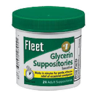 Fleet  glycerin suppositories laxative 24ct