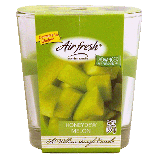 scented candle, honeydew melon