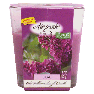 Air Fresh  scented candle, lilac 3oz
