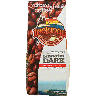 Leelanau Coffee Roasting Co. Sumatra Dark premium ground coffee 12oz