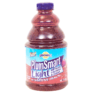 plum juice cocktail from concentrate, light 60% less calories & sugar