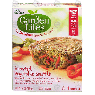 Garden Lites  roasted vegetable souffle; w/carrot, onion, broccoli7-oz