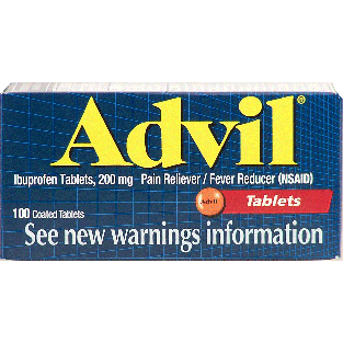pain reliever/fever reducer tablets 200 mg
