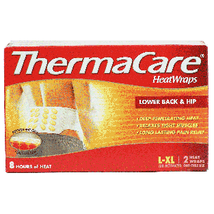 back & hip pain relief + deep muscle relaxation medicated patch, 8 hours of heat, large-xl, odorless