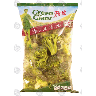Green Giant Fresh broccoli florets, steams in pack 12oz