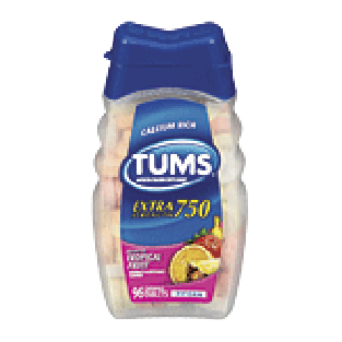 Tums E-x 750 Antacid Calcium Supplement Extra Strength Assorted Tr96ct
