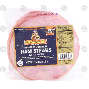 ham steaks, boneless