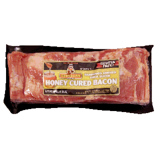 Dearborn  hardwood smoked thick sliced honey cured bacon, gluten f24oz