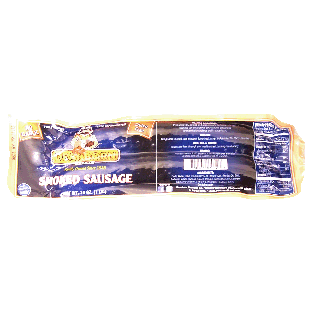 smoked sausage, no garlic, 2 fully cooked links