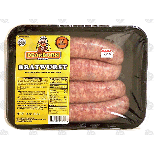 Dearborn  bratwurst, 4-count 16oz