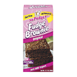 original fudge brownie mix, fat free, just add yogurt