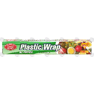 Home Select  plastic wrap, all-purpose, 100 ft x 12 in  100sf