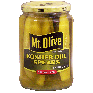 Mt. Olive Fresh Pack Kosher Dill Spears 24fl oz