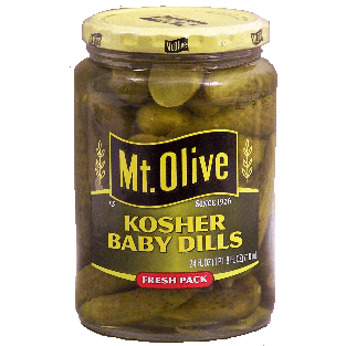 Mt. Olive Fresh Pack Kosher Baby Dills 24fl oz