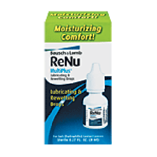 Bausch & Lomb ReNu Multiplus Lubricating & Rewetting Drops For S0.27oz