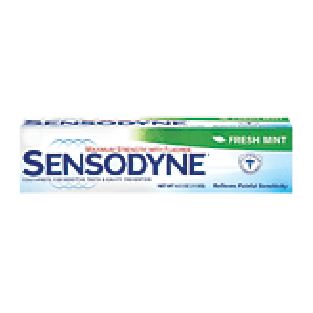Sensodyne Toothpaste Fresh Mint w/Fluoride 4oz