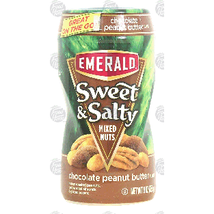 Emerald Sweet & Salty chocolate peanut butter flavored mixed nuts 9oz