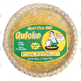 Real Men Eat Quiche broccoli & cheddar 28-oz
