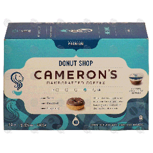 Cameron's Handcrafted Coffee donut shop, 12 filtered single ser4.33-oz