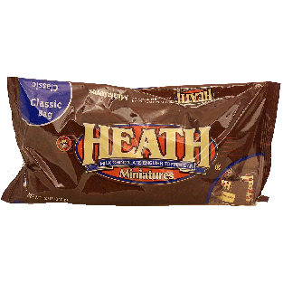 Heath Miniatures milk chocolate english toffee bar  12oz