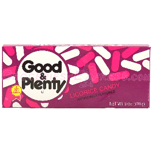 Good & Plenty  licorice candy 6oz