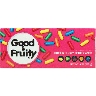 Good & Fruity  soft & chewy fruit candy 5oz