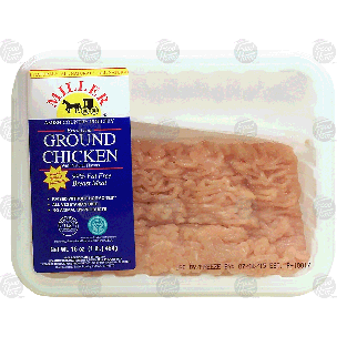 Miller  ground chicken, extra lean 16oz