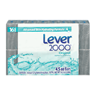 Lever 2000  original bar soap, replenishes & refreshes, 4.5-ounce 16ct