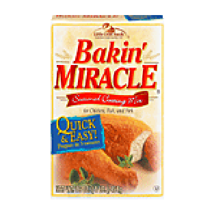 Bakin' Miracle Coating Mix Seasoned For Chicken Fish & Pork 16oz