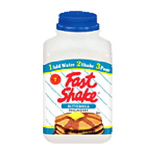 Fast Shake  buttermilk pancake mix, just add water  5oz