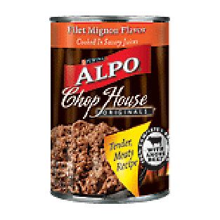 ALPO Wet Dog Food Chop House Originals Filet Mignon 22oz