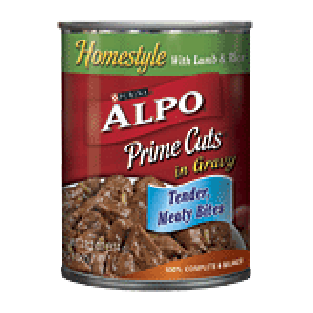 ALPO Wet Dog Food Prime Cuts In Gravy /Lamb & Rice 13.2oz
