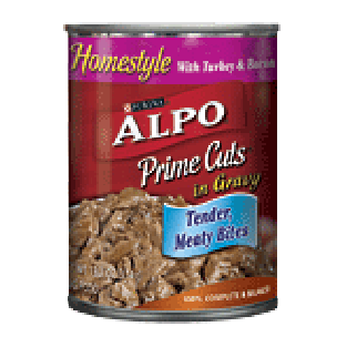 ALPO Wet Dog Food Prime Cuts In Gravy w/Turkey & Bacon 13.2oz