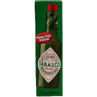 TABASCO (R) Brand Green Pepper Sauce Milder Jalapeno 5fl oz