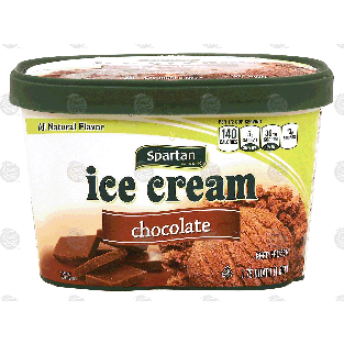 Spartan  chocolate ice cream 1.75-qt