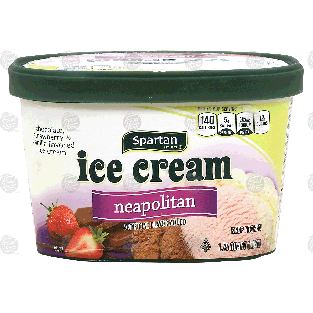 Spartan  neapolitan ice cream 1.75-qt