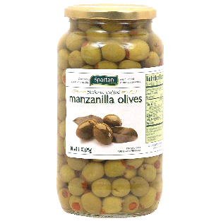 Spartan  pimiento stuffed manzanilla olives 21oz