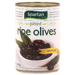 Spartan  medium ripe pitted olives 6oz