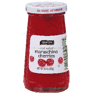 Spartan  salad style maraschino cherries 10oz