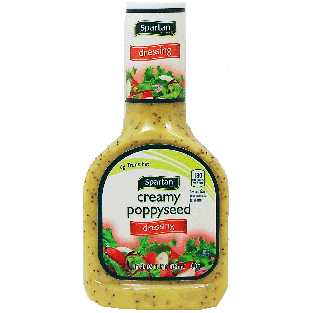 Spartan  creamy poppyseed dressing 16fl oz