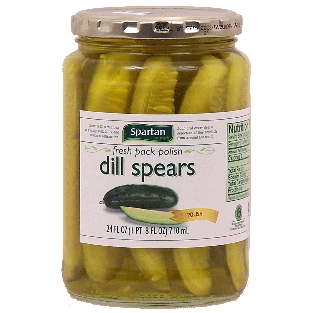 Spartan Fresh Pack kosher dill spears 24fl oz
