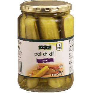 Spartan  polish dill spears 24fl oz